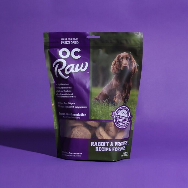 오씨로우 동결건조 사료 레빗앤프로듀스 패티 396g