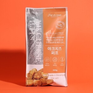 펫인러브 강아지 오래먹는 간식 야크치즈 퍼프 150g