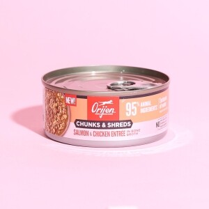 오리젠 캣 고양이 캔 청크 슈레드 살몬 치킨 캣 155g